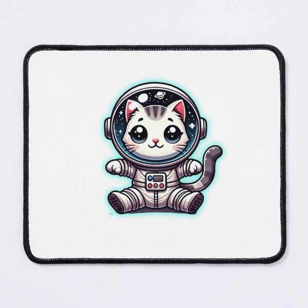Item preview, Cat-astronaut – Cute Astronaut Cat Floating in Space designed and sold by Radenko92.