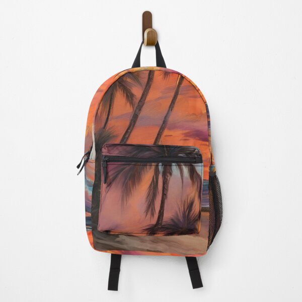 Item preview, Sunset Beach Tropical Palm Tree designed and sold by Fateh-Kro ⭐⭐⭐⭐⭐.