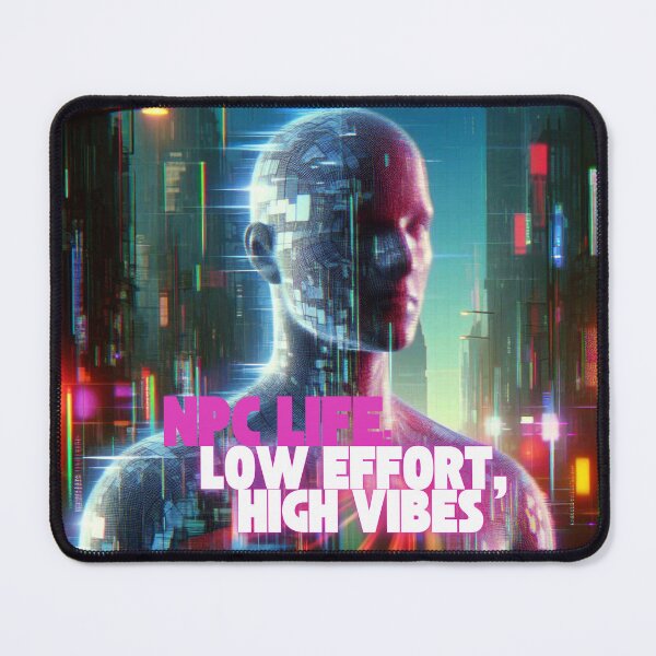 Item preview, NPC Vibes - NPC Life: Low Effort, high Vibes designed and sold by nature. electrified..