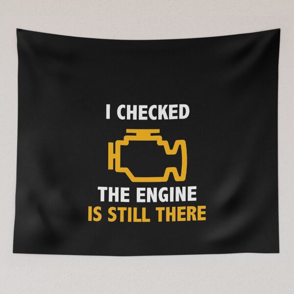 Item preview, I Checked the Engine is Still There Funny Car Enthusiast designed and sold by spitzys.