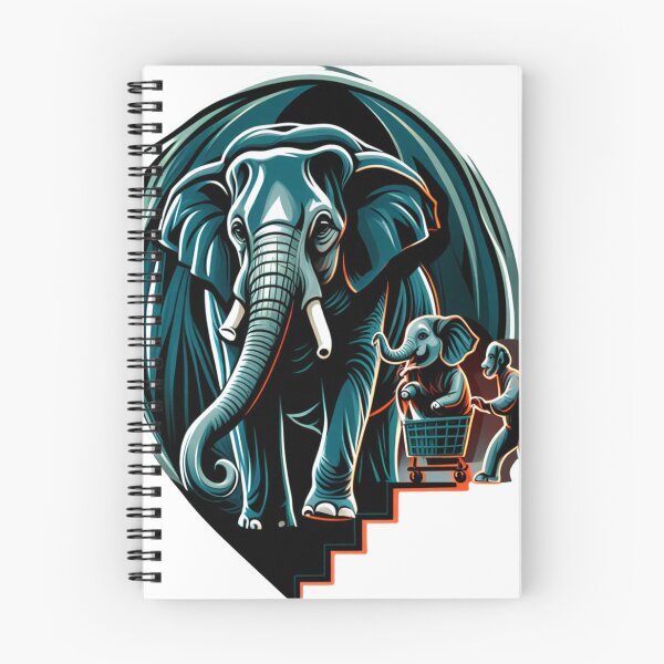 Item preview, Pushing elephants designed and sold by Tees16.