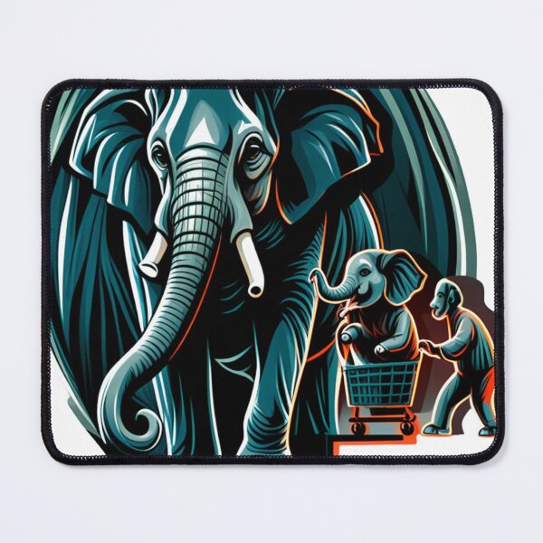 Item preview, Pushing elephants designed and sold by Tees16.