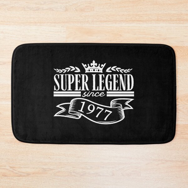 Item preview, Super legend since 1977 - birth year vintage-style design designed and sold by PHRASEandSTYLE.