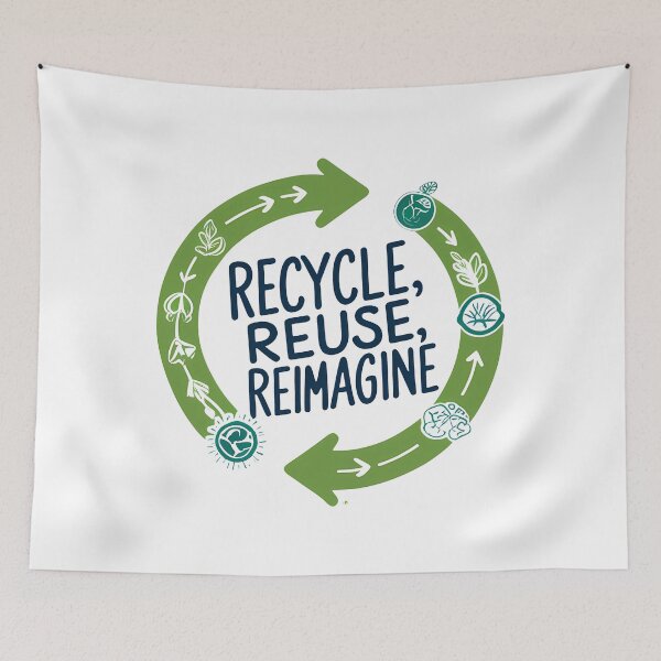 Item preview, Cycle of Creativity: Recycle, Reuse, Reimagine designed and sold by zoughlal.