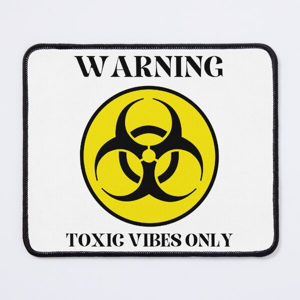 Item preview, Toxic human warning label designed and sold by WeebStoreTees.