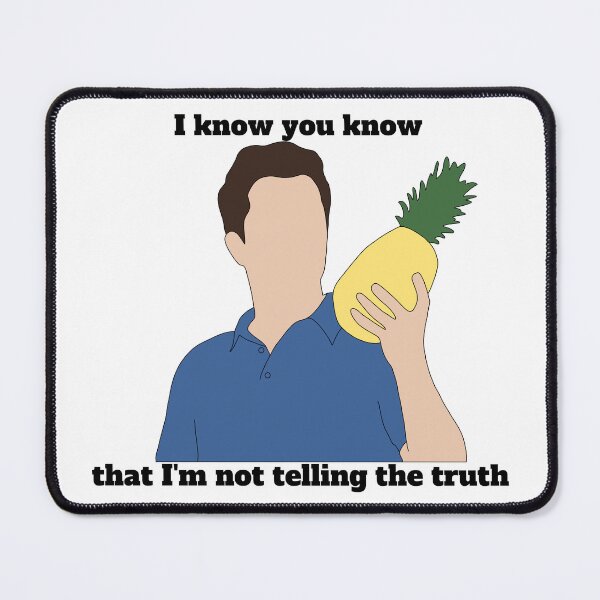 Item preview, Psych Shawn Pineapple I Know You Know designed and sold by RoseInParadise.