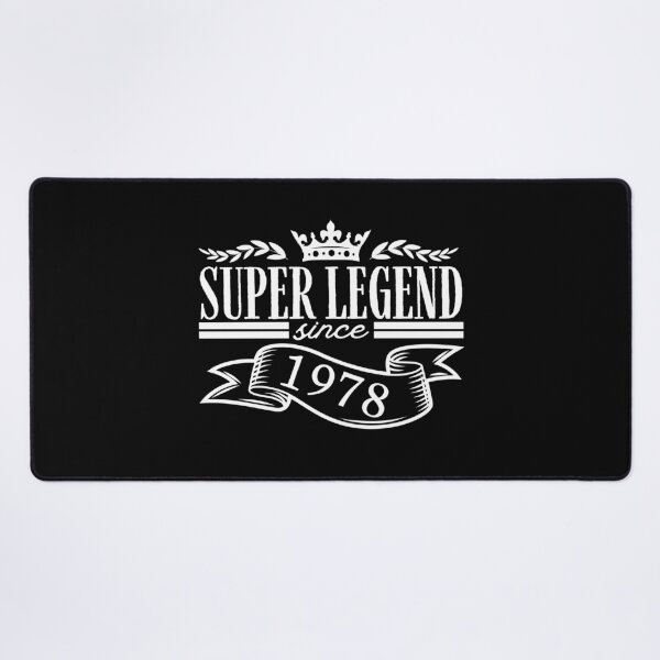 Item preview, Super legend since 1978 - birth year vintage-style design designed and sold by PHRASEandSTYLE.