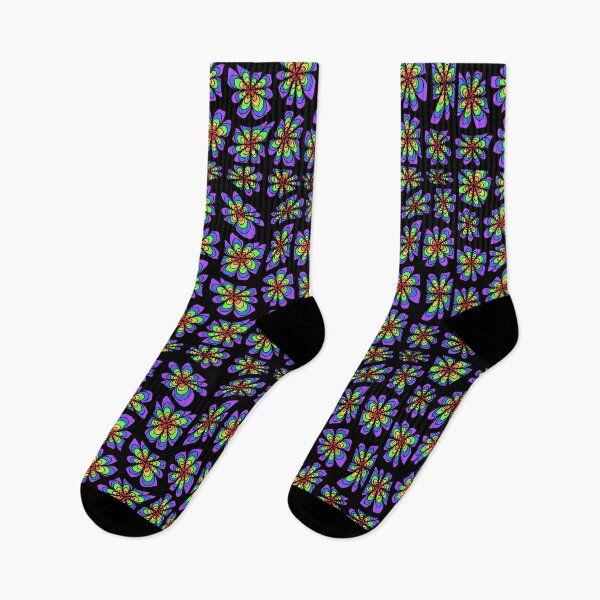 Item preview, Colorful flower pattern designed and sold by Meo Design.