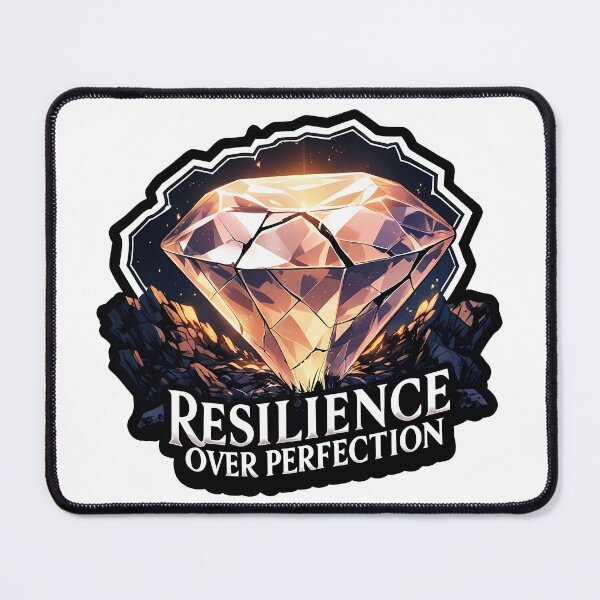 Item preview, Glowing Resilience: Resilience Over Perfection designed and sold by zoughlal.