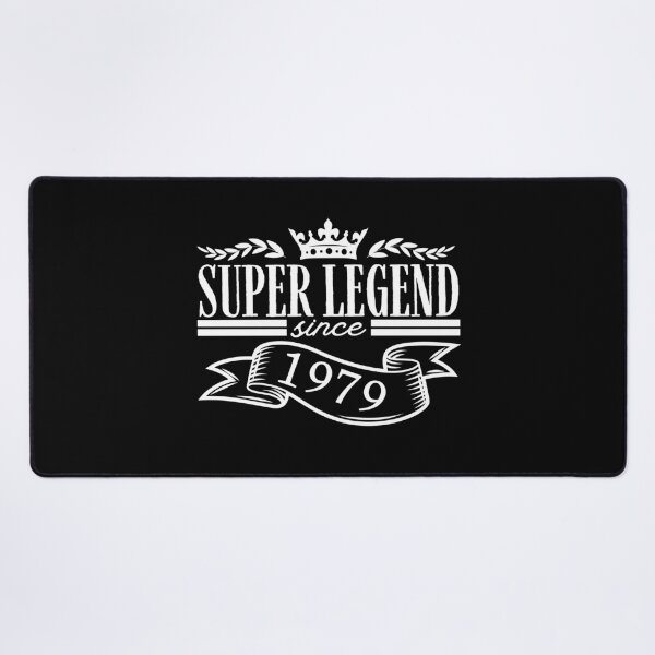 Item preview, Super legend since 1979 - birth year vintage-style design designed and sold by PHRASEandSTYLE.