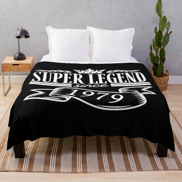 Item preview, Super legend since 1979 - birth year vintage-style design designed and sold by PHRASEandSTYLE.