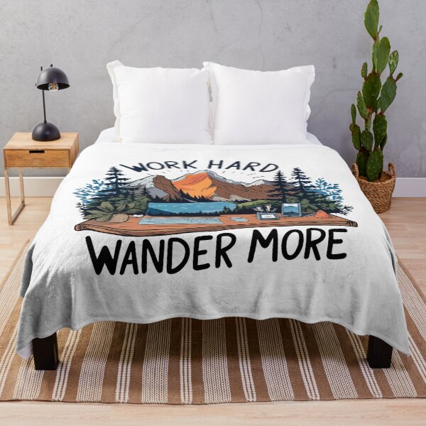 Item preview, Work & Wander: Work Hard, Wander More designed and sold by zoughlal.