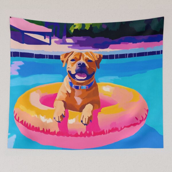 Item preview, Poolside Pibble designed and sold by lostinpixels.