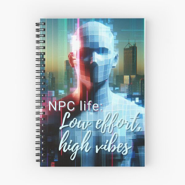 Item preview, NPC Vibes - NPC Life: Low Effort, high Vibes designed and sold by nature. electrified..