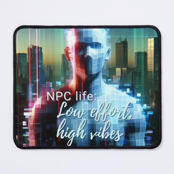 Item preview, NPC Vibes - NPC Life: Low Effort, high Vibes designed and sold by nature. electrified..