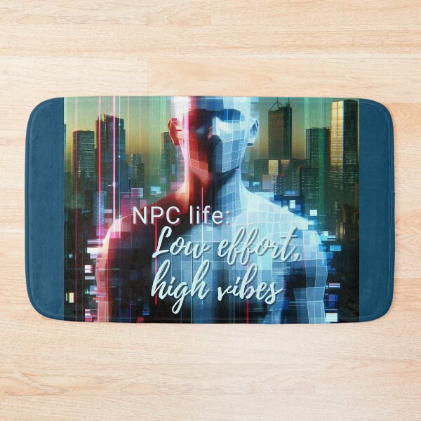 Item preview, NPC Vibes - NPC Life: Low Effort, high Vibes designed and sold by nature. electrified..