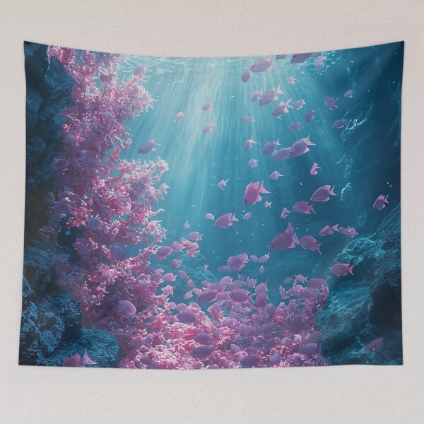 Item preview, Neon Symphony Beneath the Waves designed and sold by oanaunciuleanu.