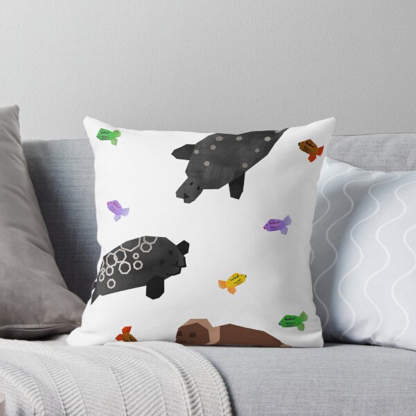 Item preview, seals and fish in the background designed and sold by histriophoca.