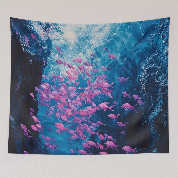 Item preview, Neon Symphony Beneath the Waves designed and sold by oanaunciuleanu.