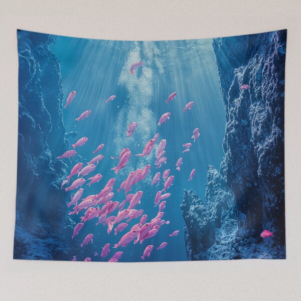 Item preview, Neon Symphony Beneath the Waves designed and sold by oanaunciuleanu.