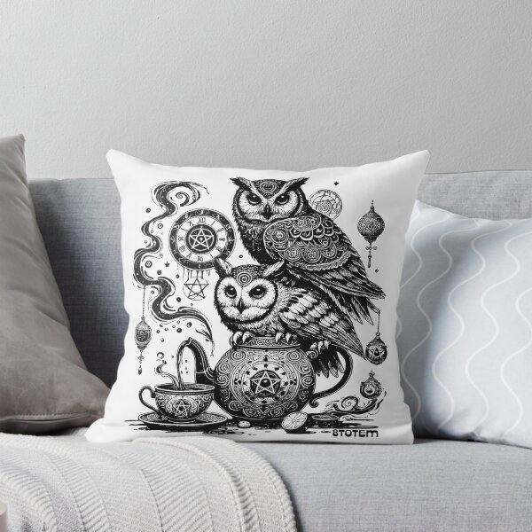 Item preview, Owls teapot tea cup mystic designed and sold by 8Totem.
