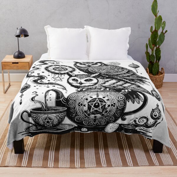 Item preview, Owls teapot tea cup mystic designed and sold by 8Totem.