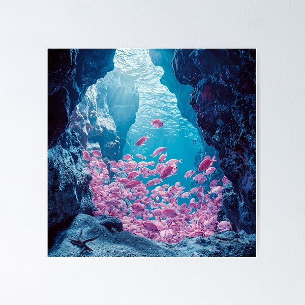 Item preview, Neon Symphony Beneath the Waves designed and sold by oanaunciuleanu.