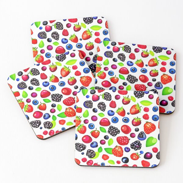 Item preview, Berry Burst: Fruity Pattern designed and sold by Health And Fitness Posts e-Store.