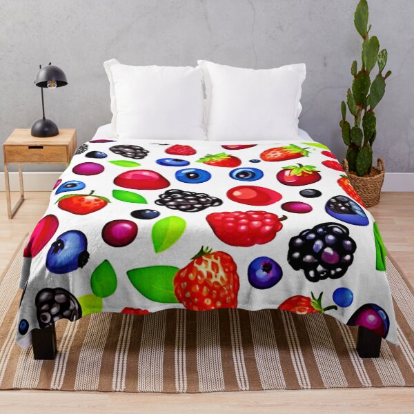 Item preview, Berry Burst: Fruity Pattern designed and sold by Health And Fitness Posts e-Store.