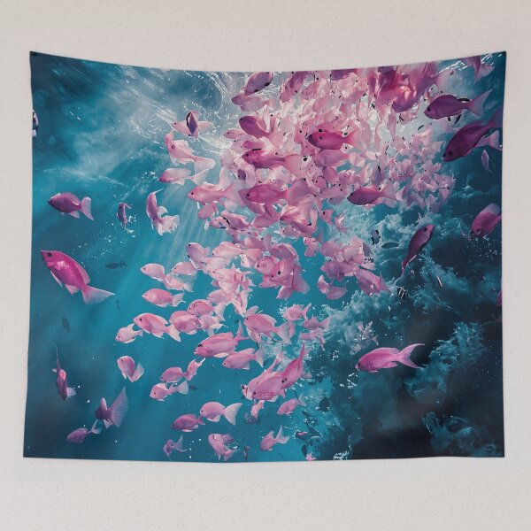 Item preview, Neon Symphony Beneath the Waves designed and sold by oanaunciuleanu.