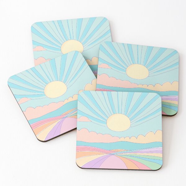 Item preview, Happy Sun Funny Abstract Pastel designed and sold by anettfaye.