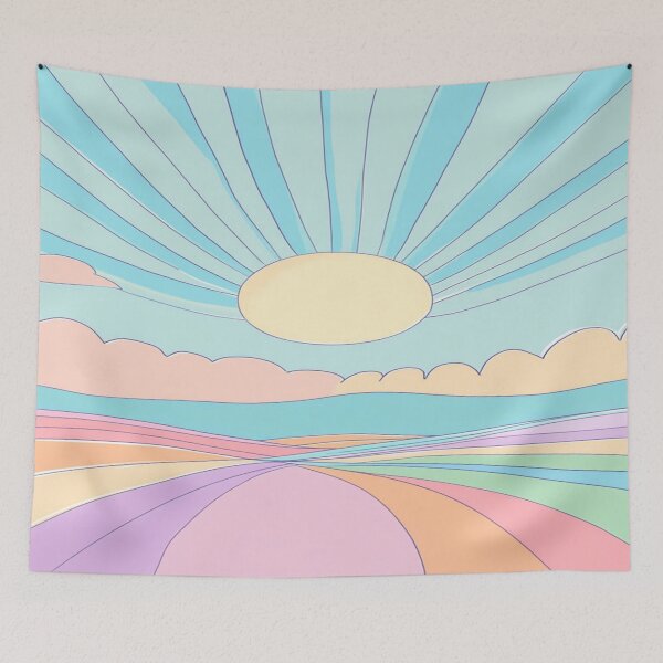 Item preview, Happy Sun Funny Abstract Pastel designed and sold by anettfaye.