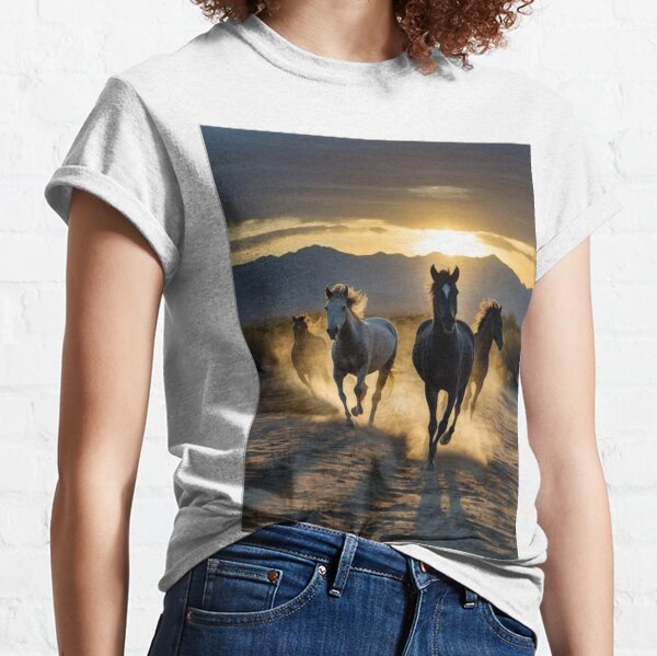 Aperçu de l'œuvre Les chevaux créée et vendue par Artistic canvas store.