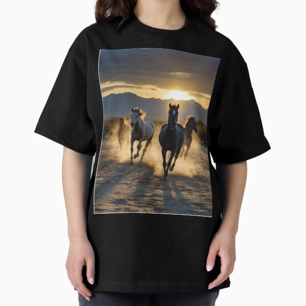 Aperçu de l'œuvre Les chevaux créée et vendue par Artistic canvas store.