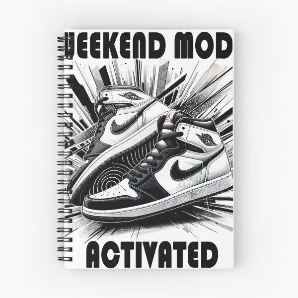 Item preview, Jordan 1 Sneakers Design - Weekend Mode: Activated - Stylish Streetwear Art for Sneakerheads & Lifestyle Enthusiasts designed and sold by 212sneakers.