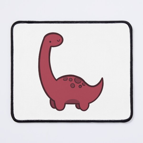 Artikelvorschau, Brontosaurus - Rot entworfen und verkauft von IceCubeMarket.
