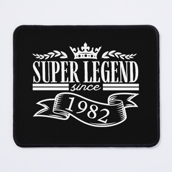 Item preview, Super legend since 1982 - birth year vintage-style design designed and sold by PHRASEandSTYLE.