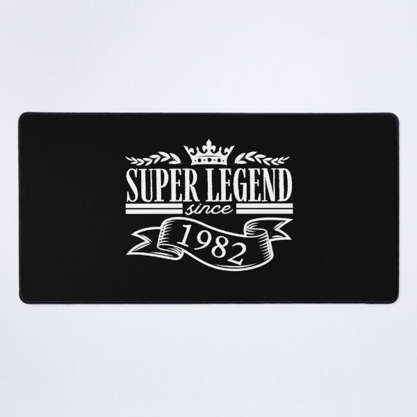 Item preview, Super legend since 1982 - birth year vintage-style design designed and sold by PHRASEandSTYLE.