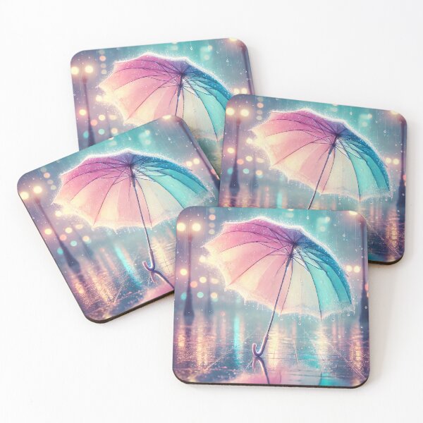 Item preview, Pastel Umbrella in the Rain designed and sold by Sophie's Favorites.