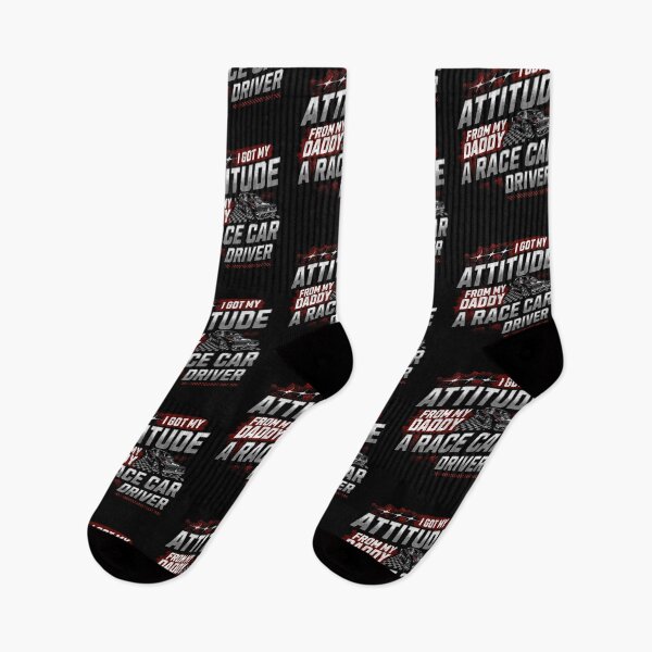 Item preview, I Got My Attitude From My Daddy A Race Car Driver Funny Sarcastic Dad Car Racing Racer designed and sold by CarantinedChaos.