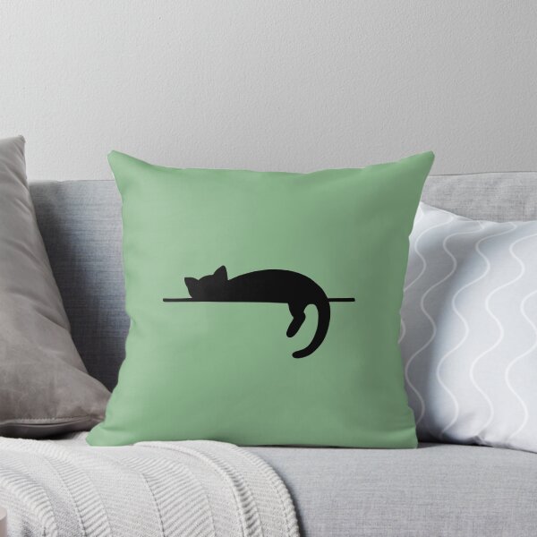 Item preview, Sleeping Black Cat designed and sold by BlissMuseNY.