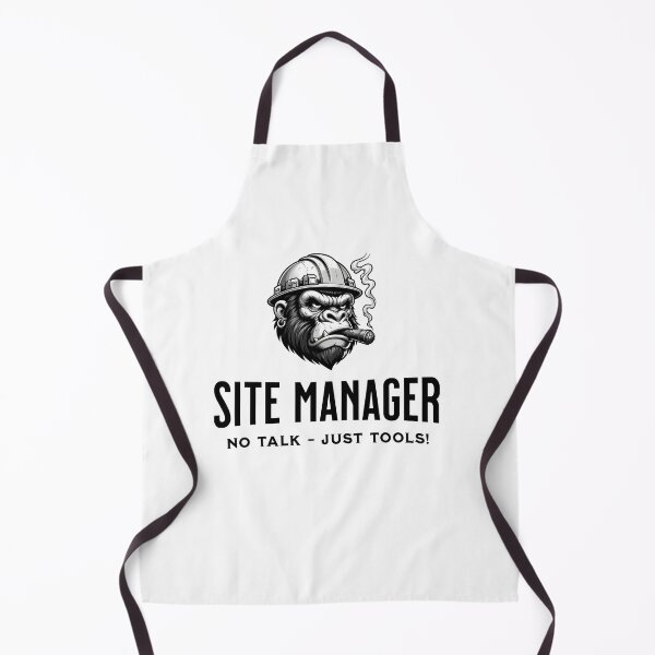 Item preview, Site Manager | No Talk - Just Tools! designed and sold by shirt-planet.