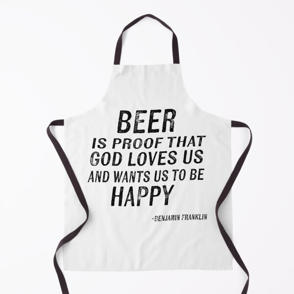 Item preview, Beer Is Proof God Loves Us Benjamin Franklin Quote designed and sold by ArtByMarkDesign.