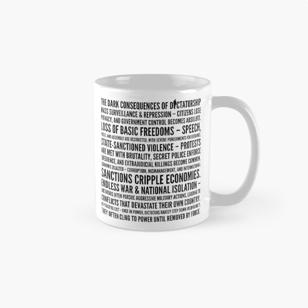 Item preview, Trump the dictator. The Warning. Political satire designed and sold by Drone-tees.