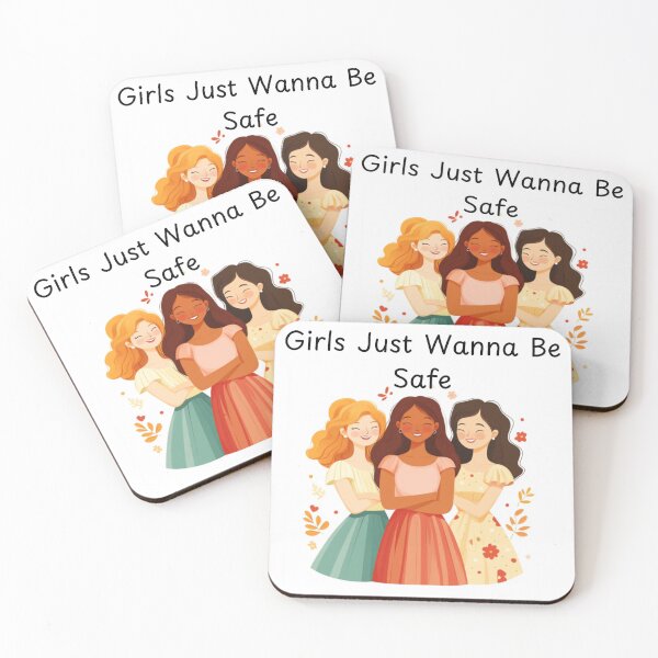 Item preview, Girls Just Wanna Be Safe designed and sold by dragonfliesart.