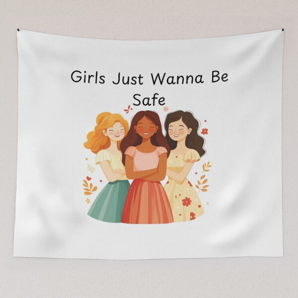 Item preview, Girls Just Wanna Be Safe designed and sold by dragonfliesart.