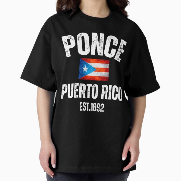 Vista previa del artículo con la obra «Ponce Puerto Rico orgullo boricua raíces hispanas 2025», diseñado y vendido por erozzz.