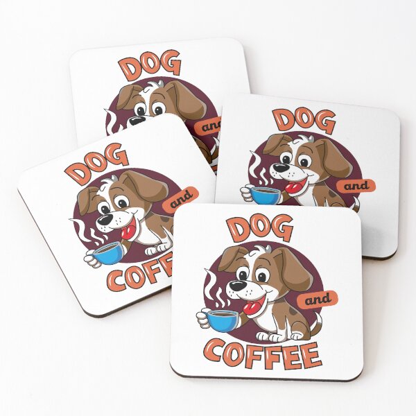 Item preview, Dog & Coffee designed and sold by Mye Light Designs.