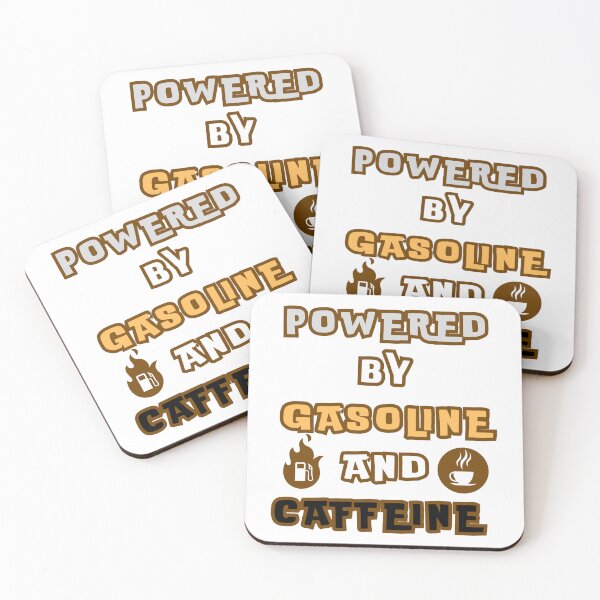 Item preview, Powered by Gasoline and Caffeine designed and sold by Vivid Art Zone.