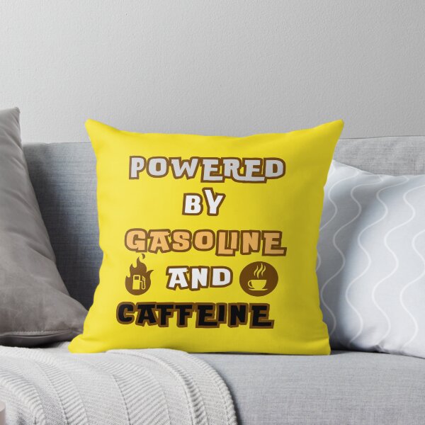 Item preview, Powered by Gasoline and Caffeine designed and sold by Vivid Art Zone.